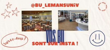 Vos Bibliothèques Universitaires investissent instagram !